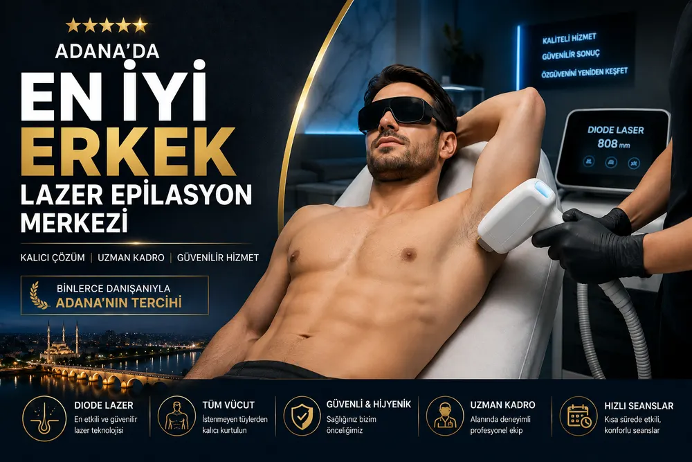 Adana'da En İyi Erkek Lazer Epilasyon Merkezi Nasıl Seçilir?