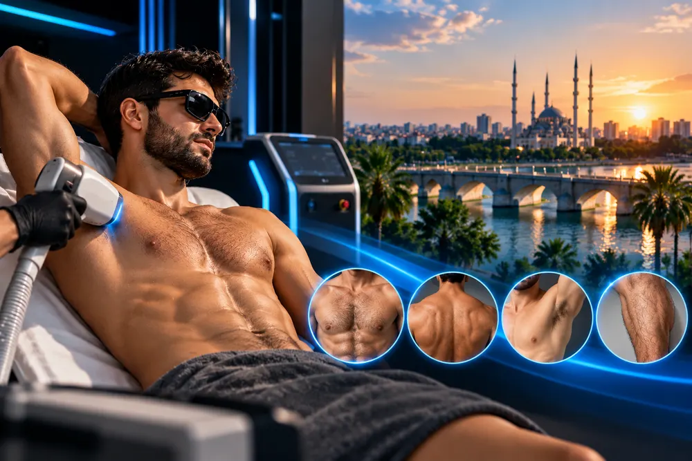Adana'da Lazer Epilasyon Arayan Erkekler İçin Rehber: Neye Bakmalı, Ne Sormalı?