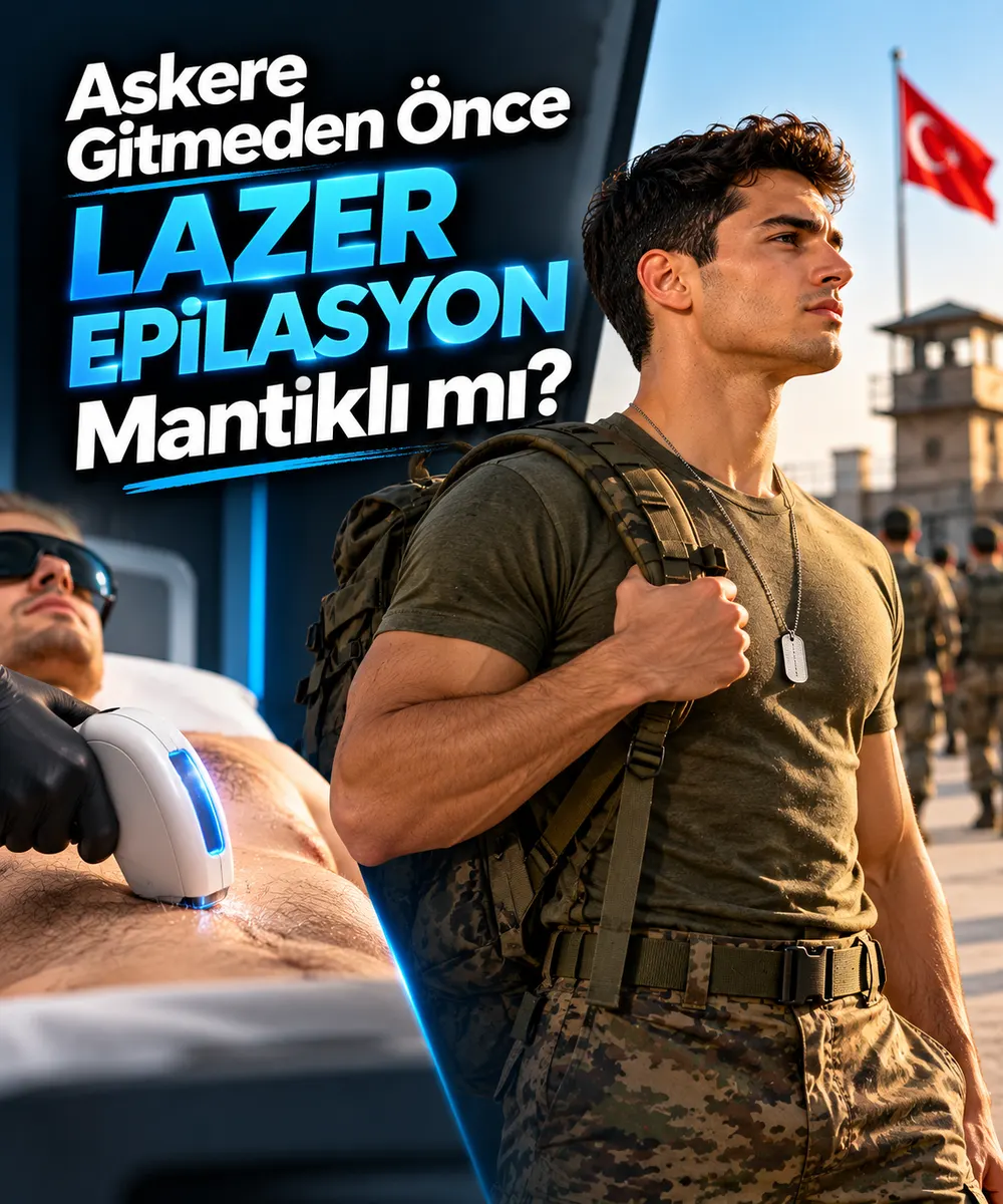 Can Vip Adana erkek lazer epilasyon merkezinde askerlik öncesi seans uygulaması
