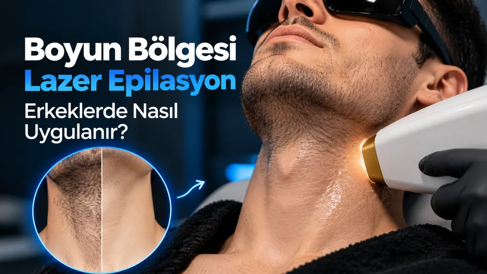 Boyun Bölgesi Lazer Epilasyon Erkeklerde Nasıl Uygulanır? Adım Adım Seans Rehberi