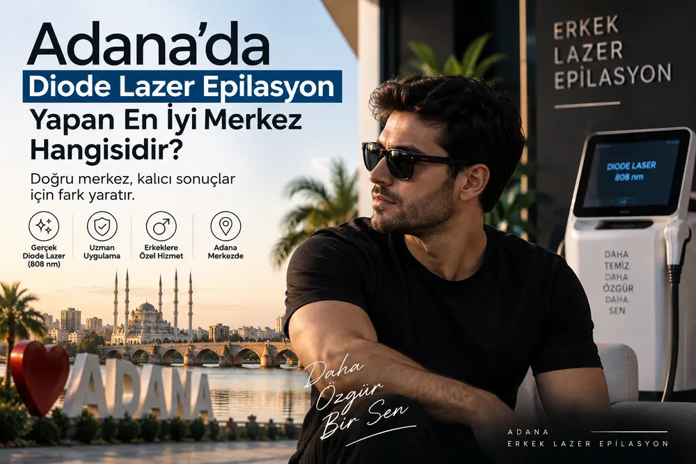 Erkek lazer epilasyonunda diode lazer uygulaması ve cihaz ayarı