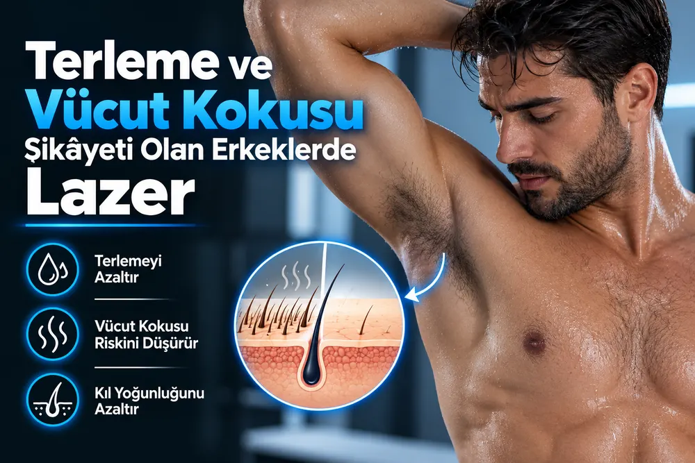 Terleme ve Vücut Kokusu Şikâyeti Olan Erkeklerde Lazer: Adana Erkek Lazer Epilasyon Ne Sağlar, Ne Sağlamaz?