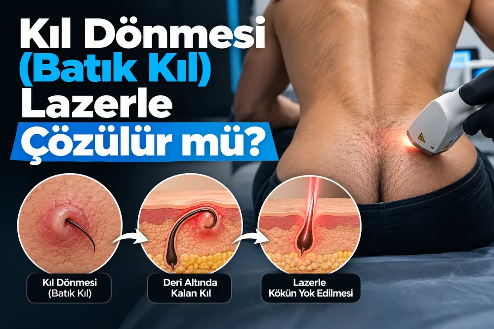 Kıl Dönmesi (Batık Kıl) Lazerle Çözülür mü? Erkekler İçin Adana Erkek Lazer Epilasyon Rehberi