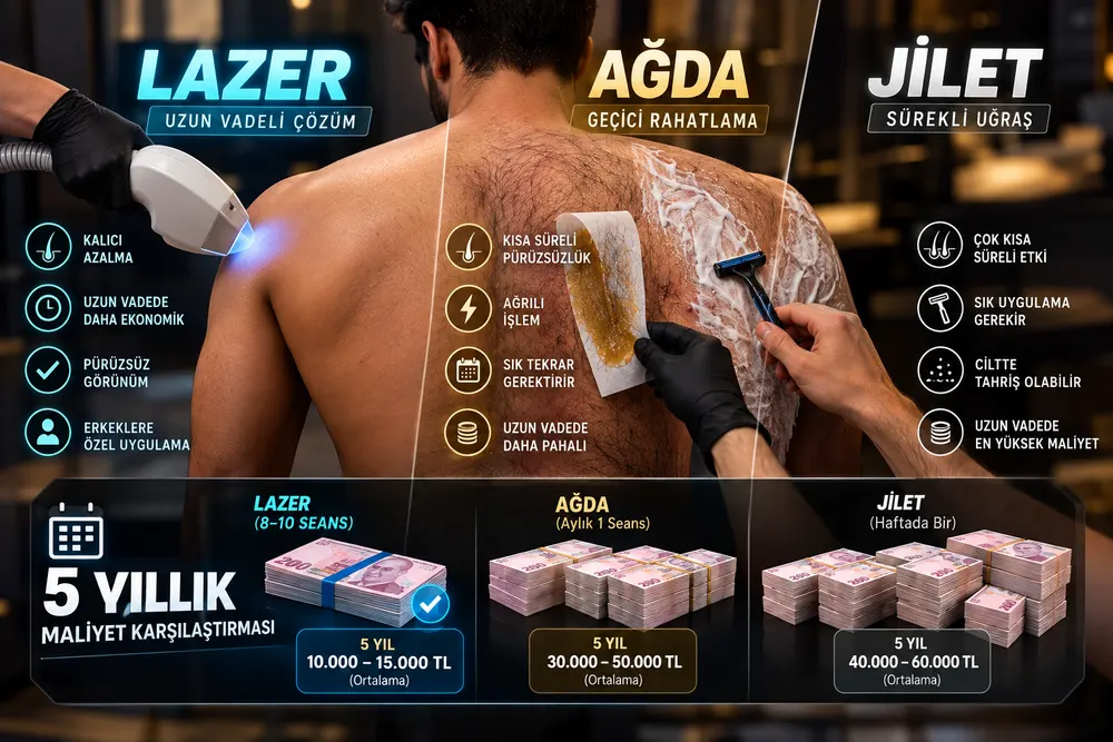 Adana erkek lazer epilasyon uygulaması ve maliyet planlaması - Can Vip Erkek Bakım