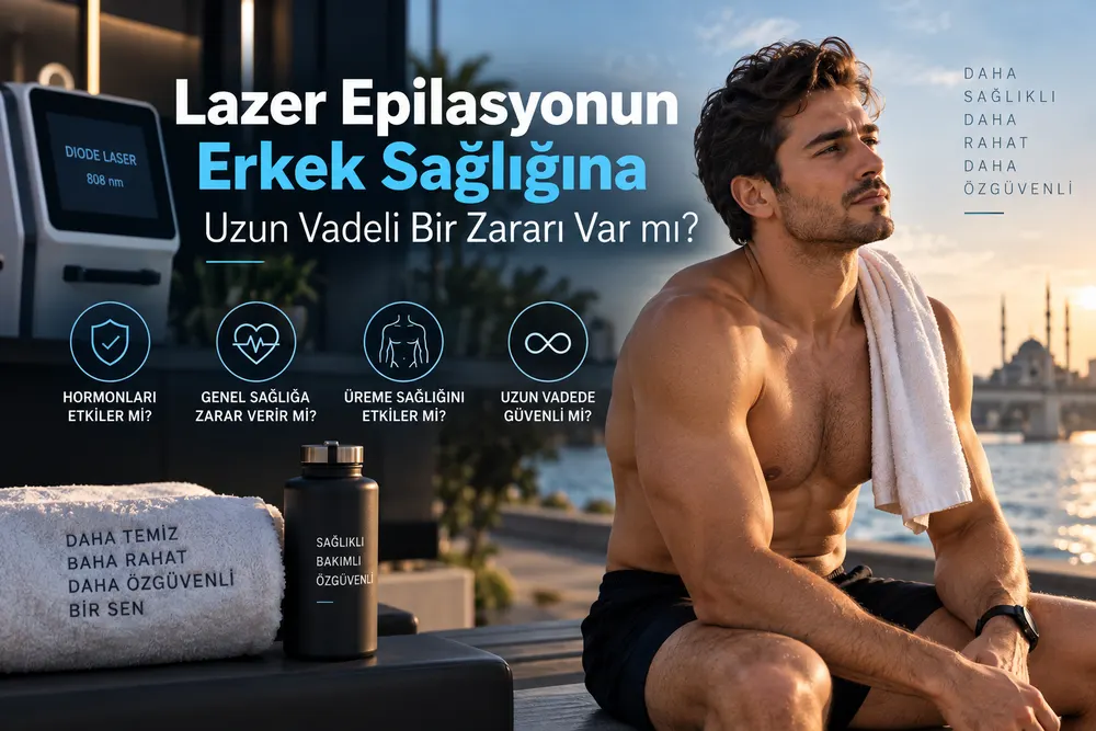 Can Vip Erkek Bakım'da Adana erkek lazer epilasyon uygulaması